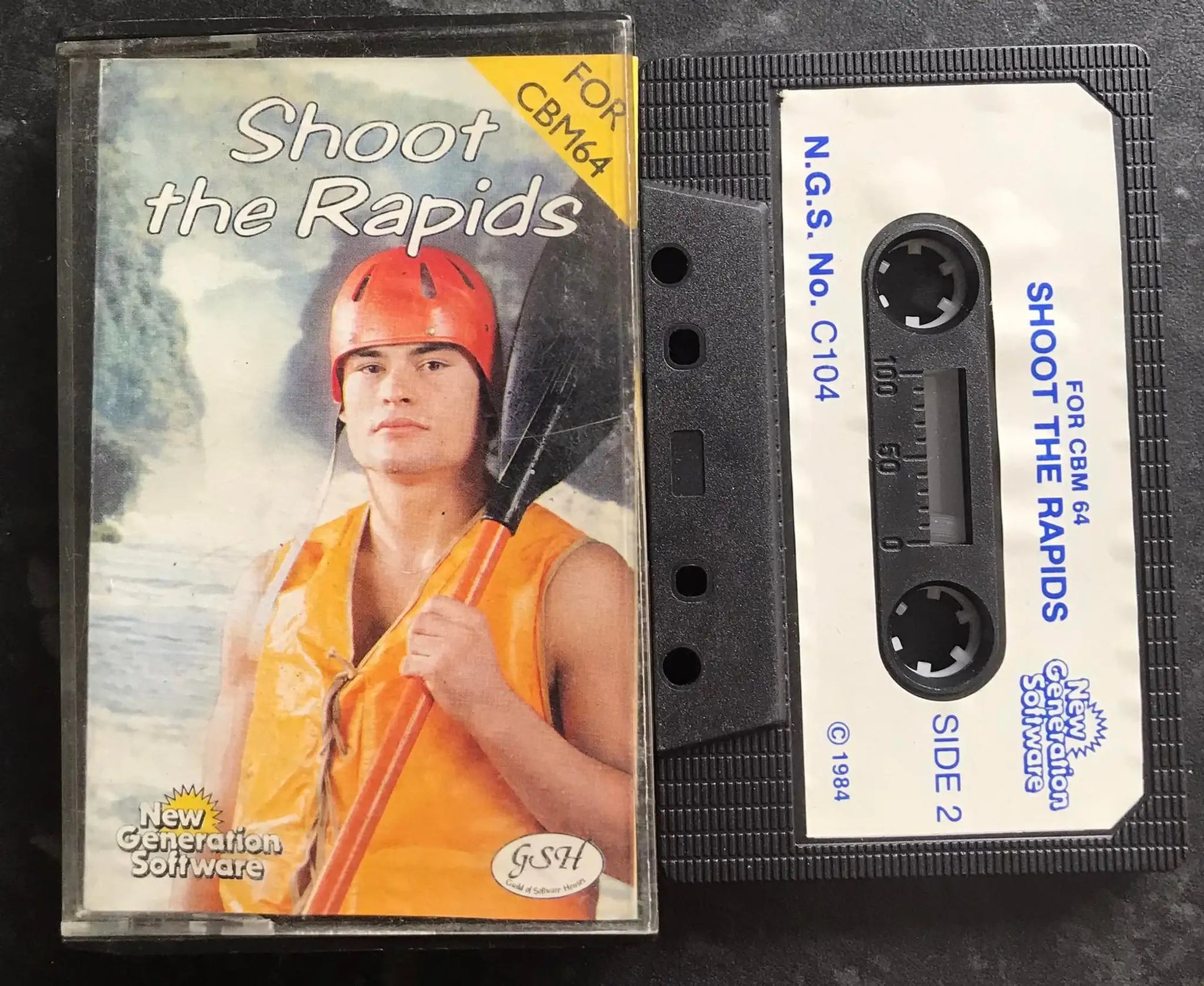 Shoot The Rapids, C64 Game, By New Generation Software, WORKING Magretro