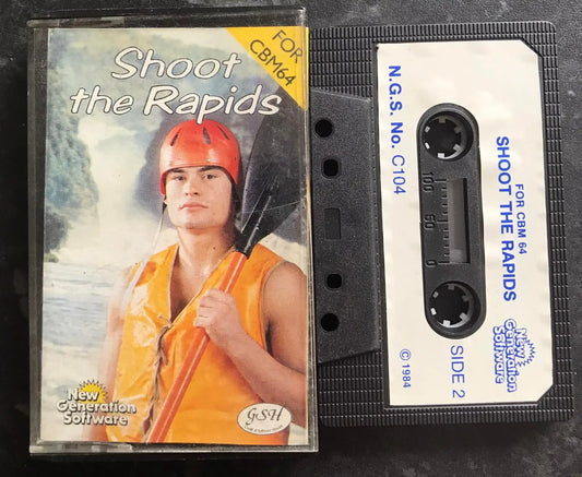 Shoot The Rapids, C64 Game, By New Generation Software, WORKING Magretro