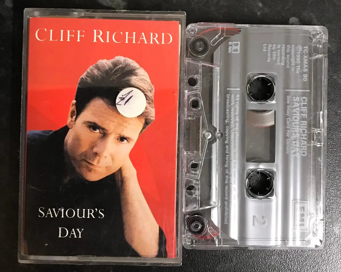 Cliff Richard, Saviour's Day Single, EMI, TC XMAS 90, Vintage Cassette Magretro