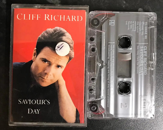 Cliff Richard, Saviour's Day Single, EMI, TC XMAS 90, Vintage Cassette Magretro