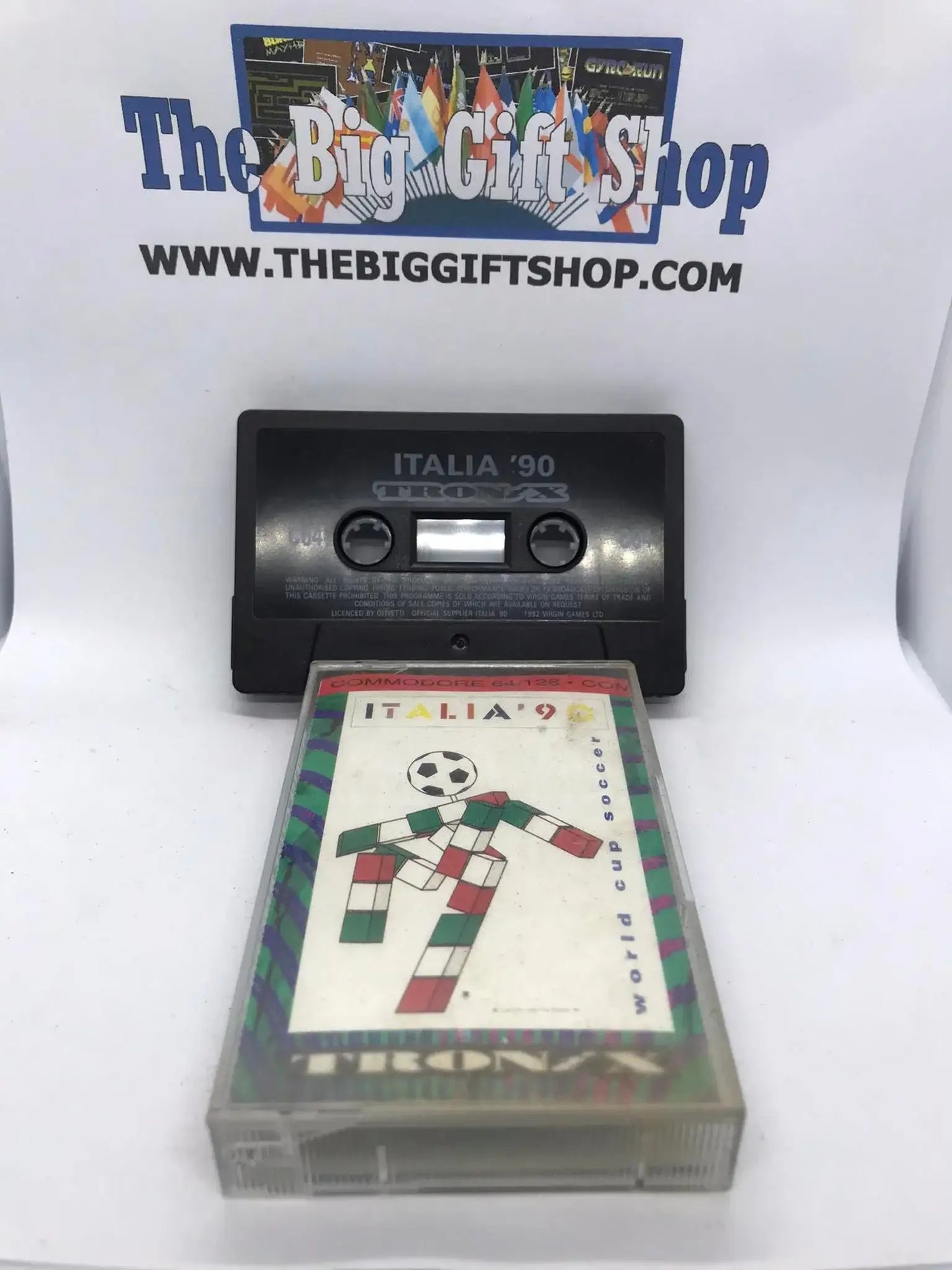 World Cup Soccer Italia '90, C64, Released by Tronix,WORKING Magretro