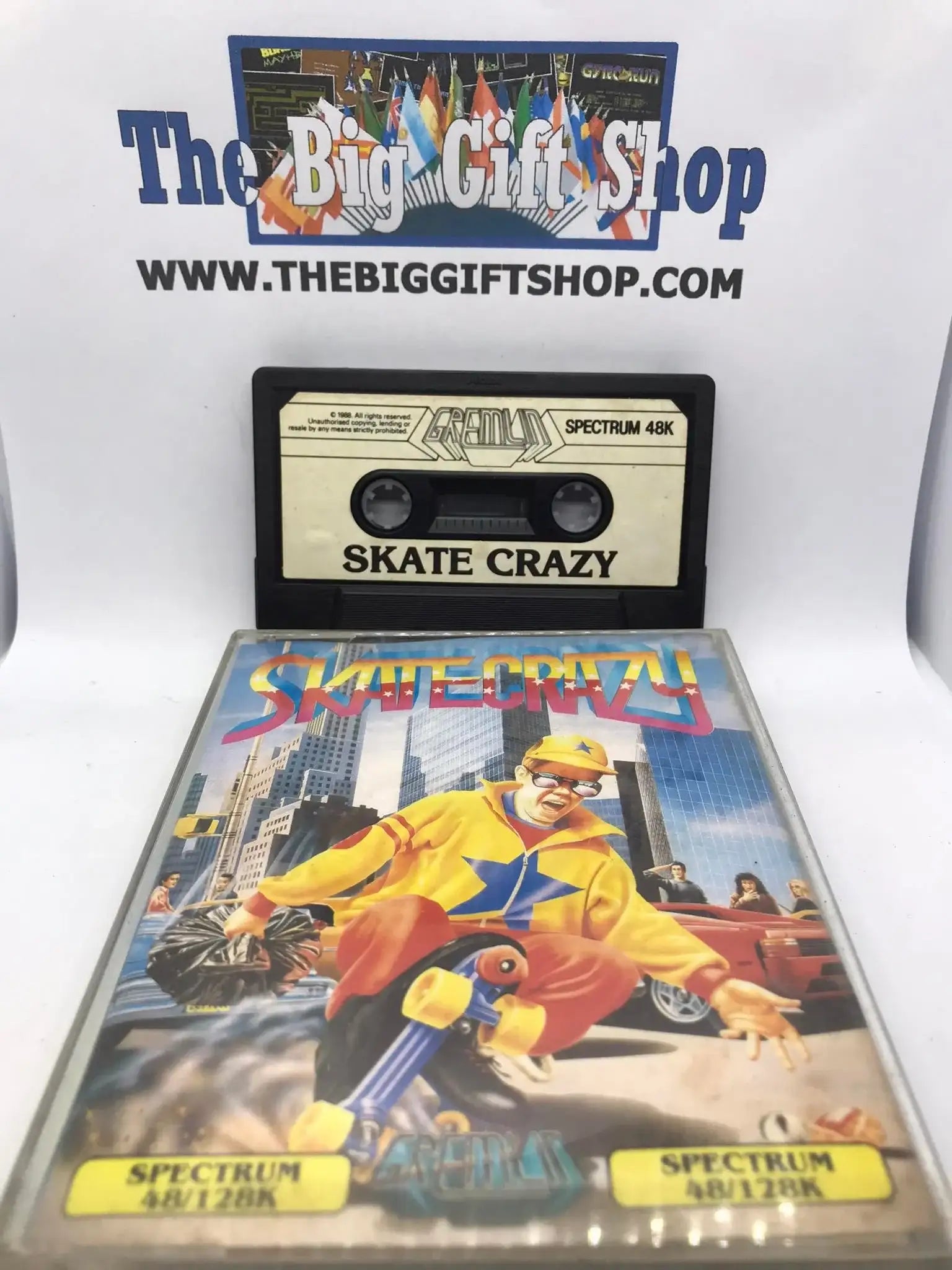 Skate Crazy, ZX Spectrum by Gremlin Graphics Magretro