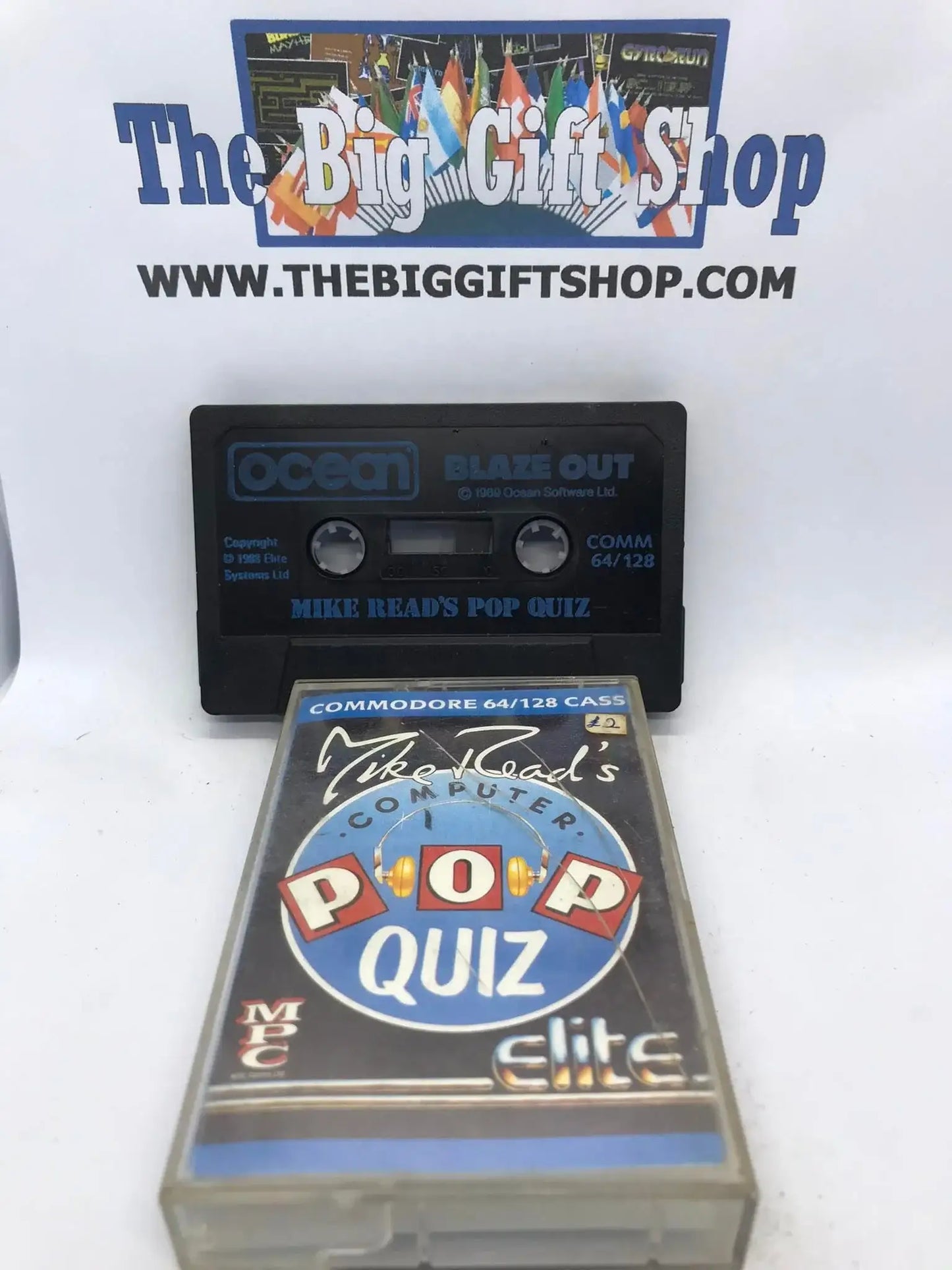 Mike Read's Computer Pop Quiz (Blaze Out), C64, Released by Elite, WORKING Magretro