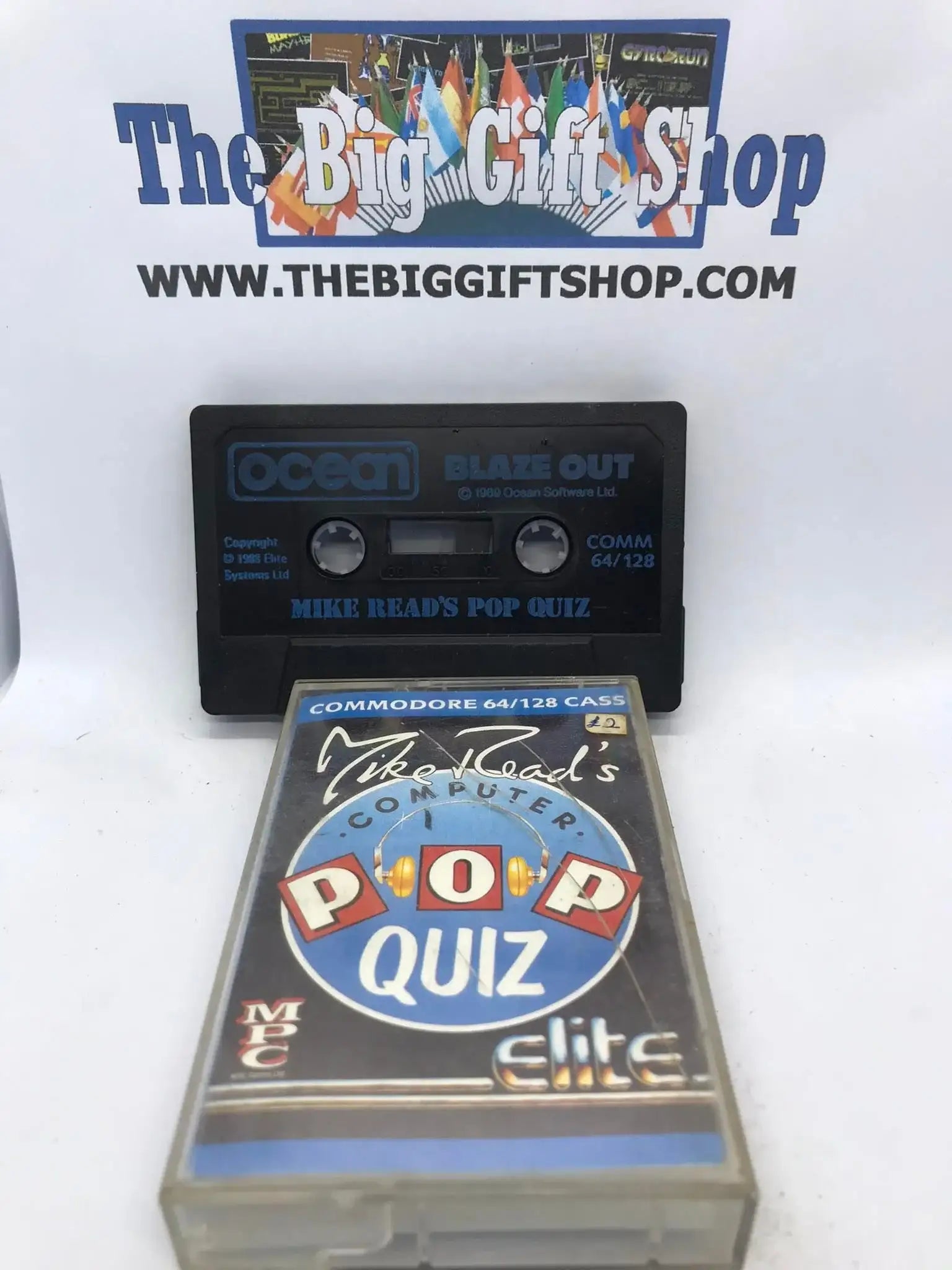 Mike Read's Computer Pop Quiz (Blaze Out), C64, Released by Elite, WORKING Magretro