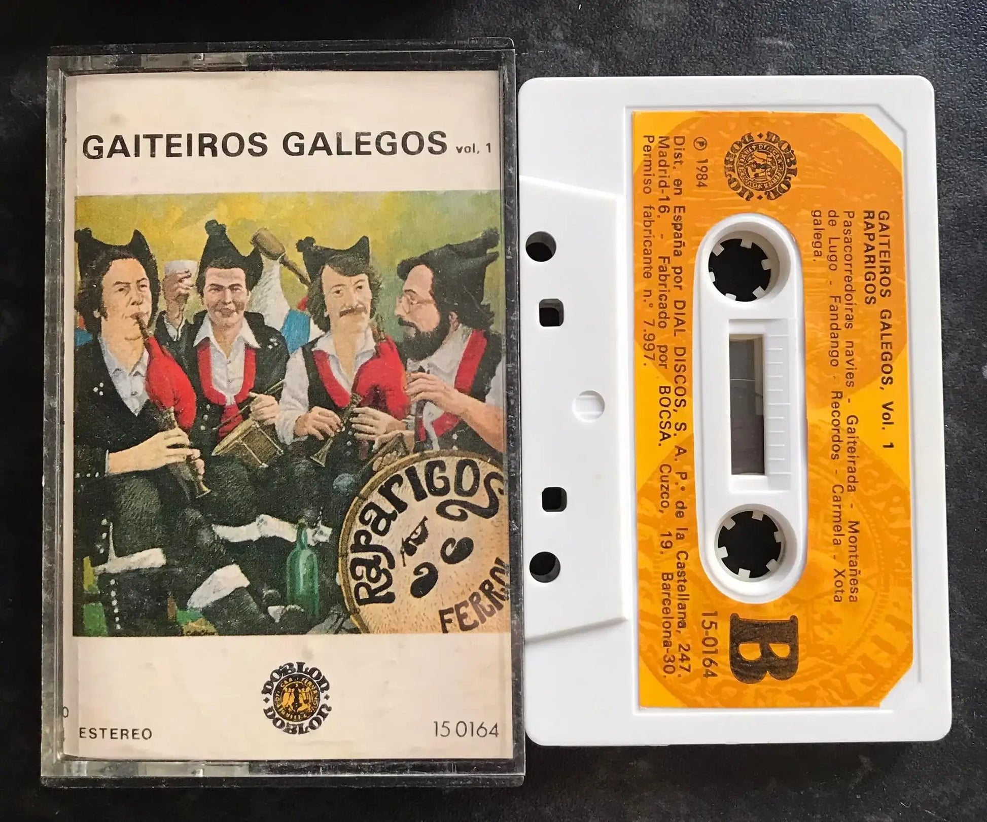 Raparigos, Gaiteiros Galegos, Vol. 1, RARE, Doblon, 15.0164 Magretro