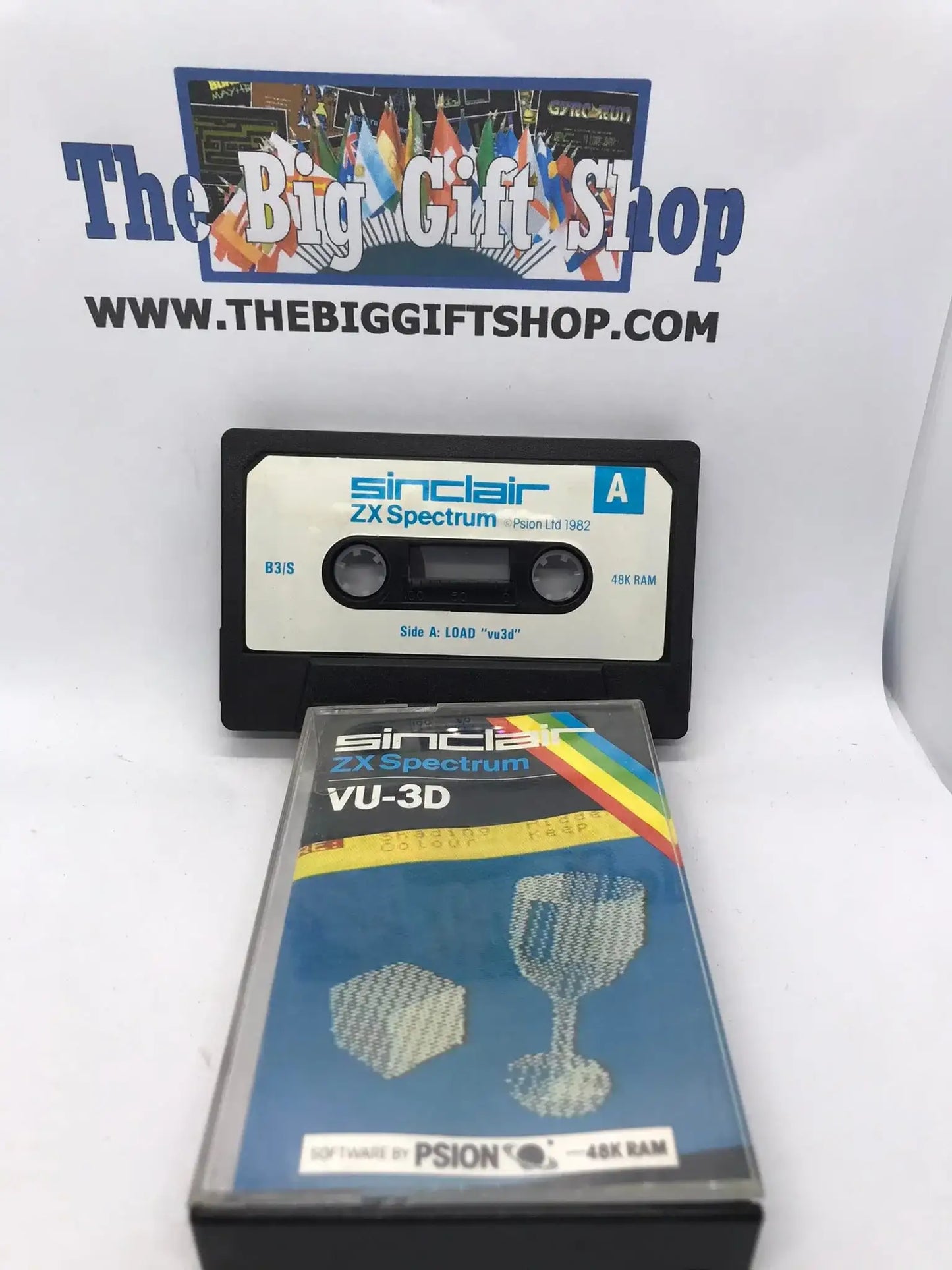 Vu-3D , ZX Spectrum, Psion Sinclair label Magretro