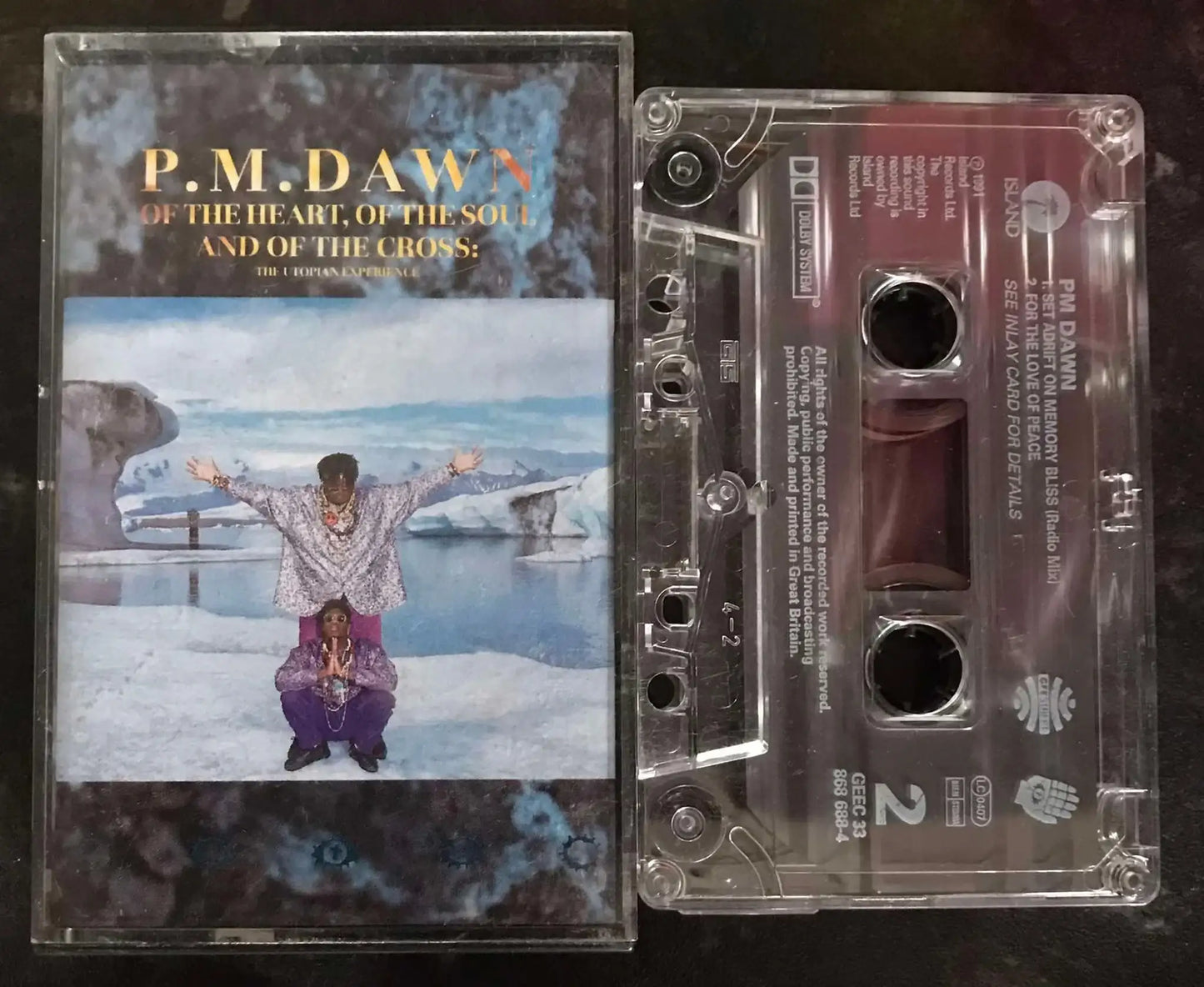 P.M. Dawn, The Utopian Experience Single, Gee Street, GEEC 33, Vintage Cassette Magretro