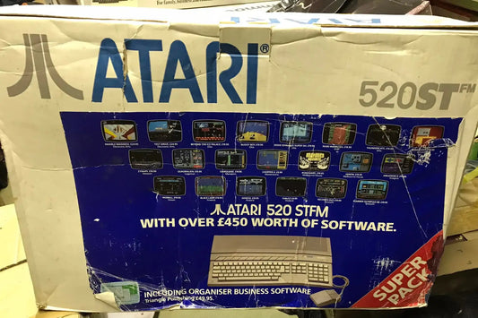 Vintage Atari 520stfm Computer UK PAL Boxed for sale Magretro