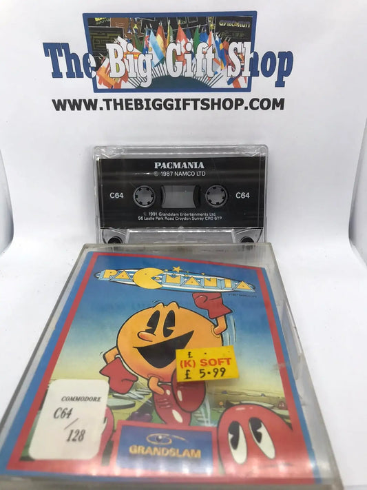 Pacmania, C64, Released by GrandSlam / Mr Chip Software Magretro