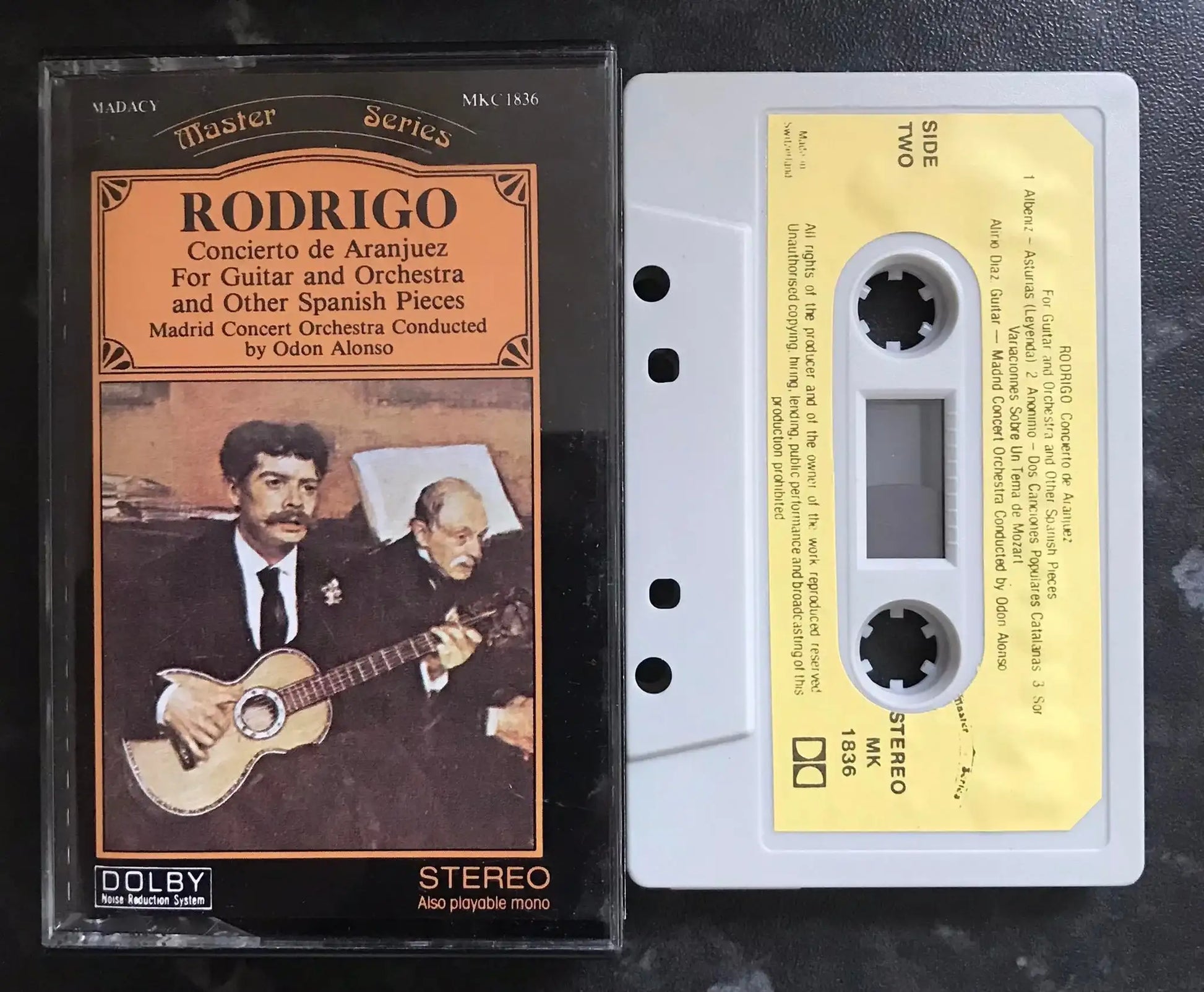 Rodrigo, Concierto De Aranjuez, For Guitar and Orchestra, mkc 1836 Magretro