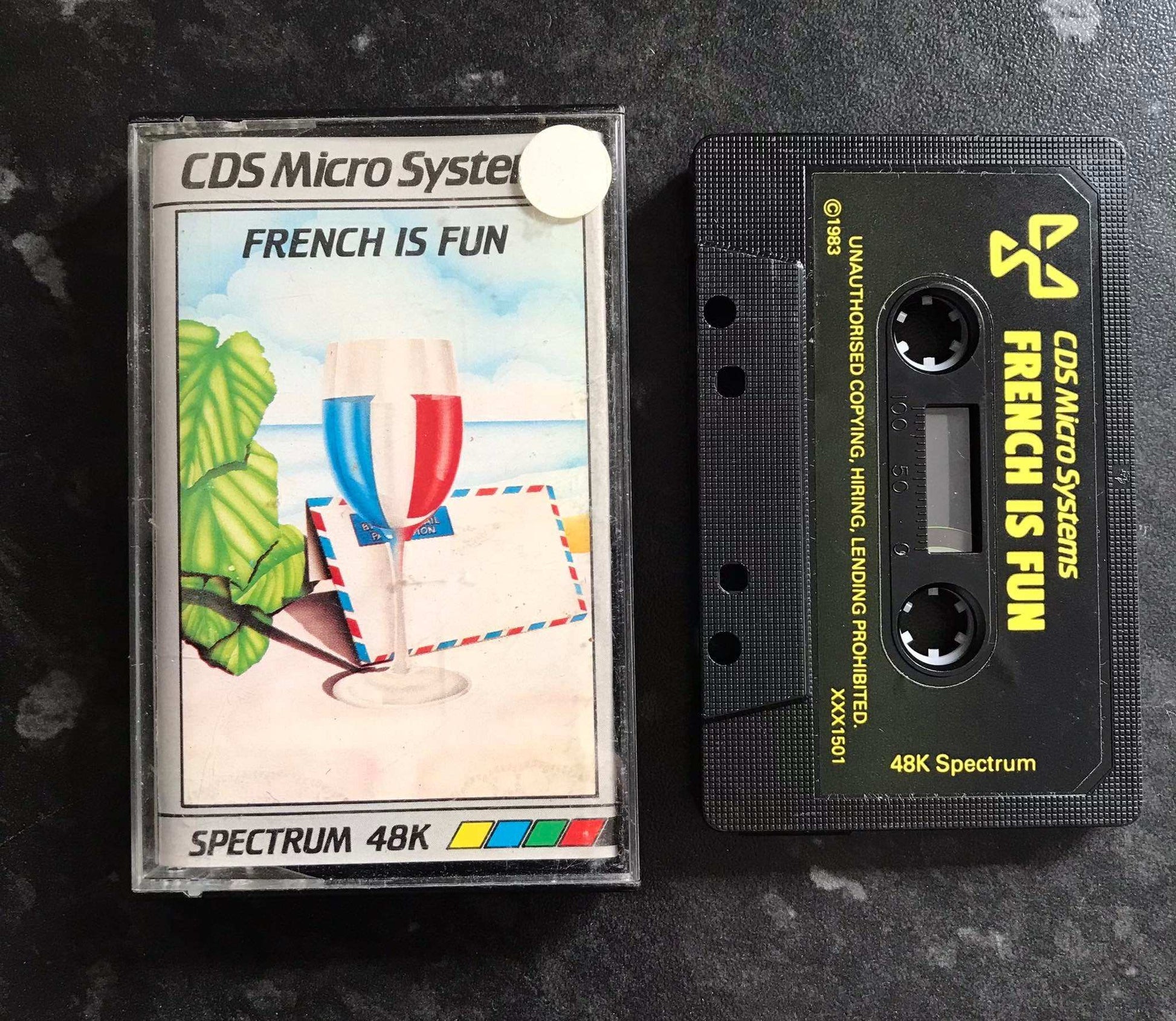French is Fun (Working), ZX Spectrum, by CDS Magretro