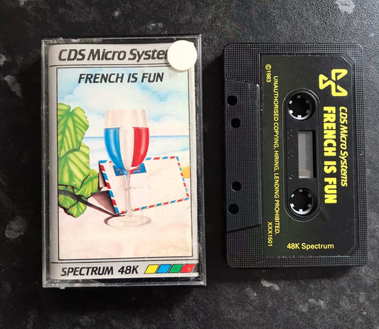 French is Fun (Working), ZX Spectrum, by CDS Magretro