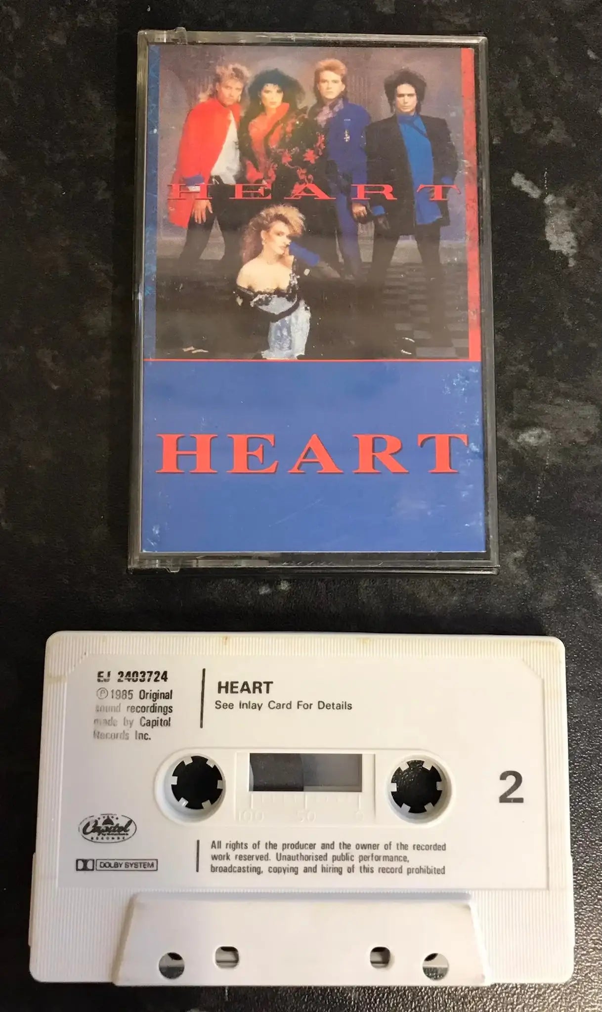 Heart, Album Title, Self Titled Heart, Capitol Records, EJ 24 0372 4 Magretro
