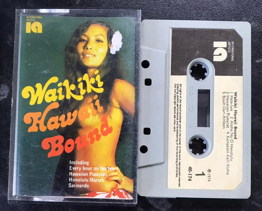 Waikiki Hawaii Bound Album, International Artists, 40-174, Vintage Cassette Magretro