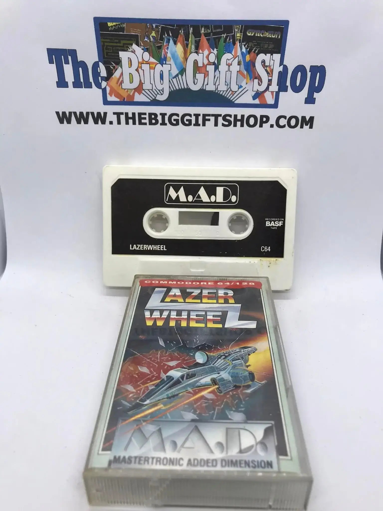 Lazer wheel, C64 Game, Released by Mastertronic, WORKING Magretro