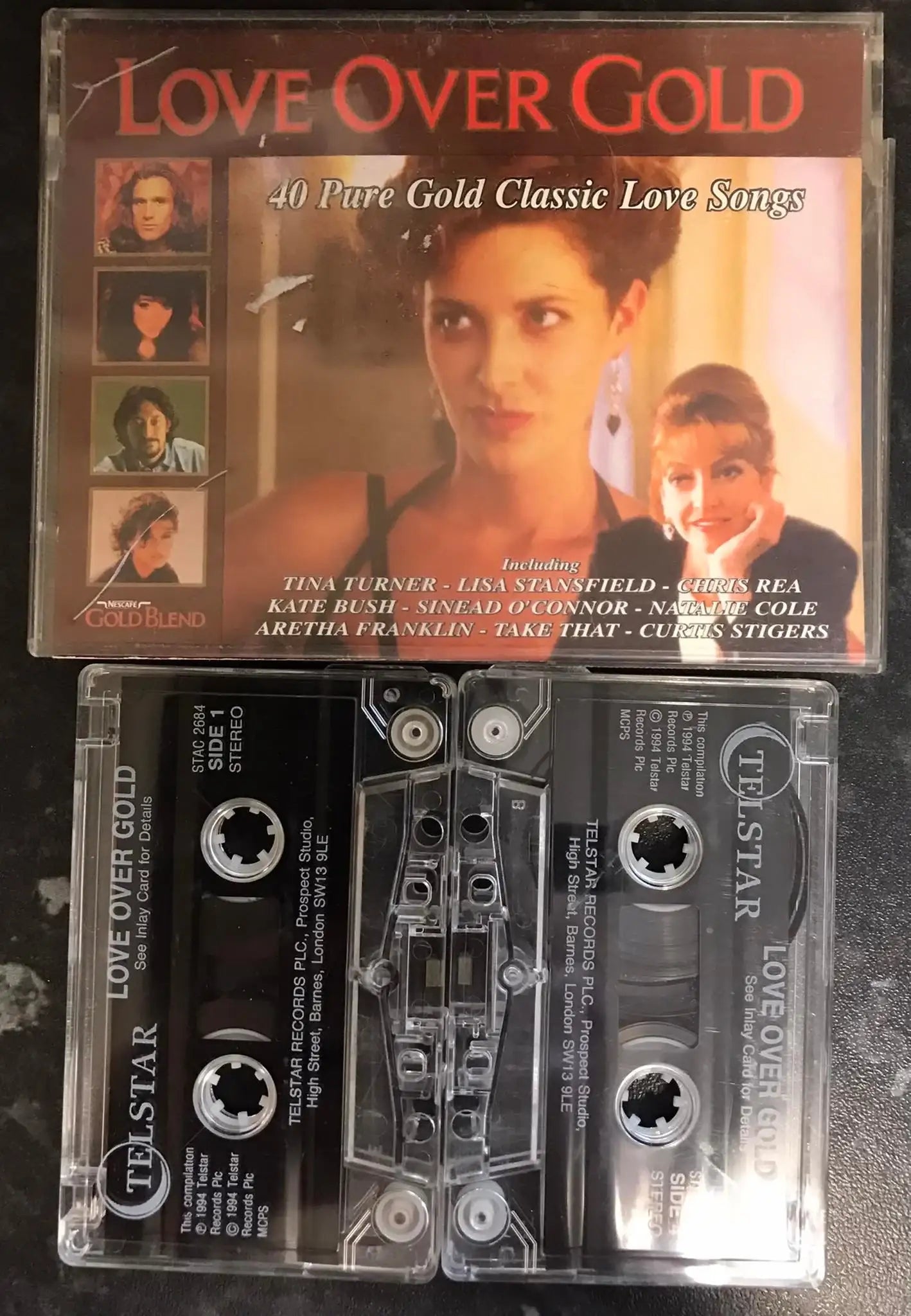 Love Over Gold, Double Album, Telstar, STAC 2684, Vintage Cassette Magretro
