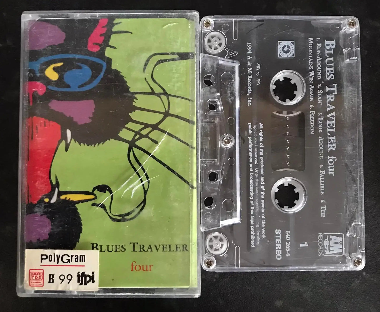 Blues Traveler, Four Album , A&M, 540 265-4, Vintage Cassette Magretro