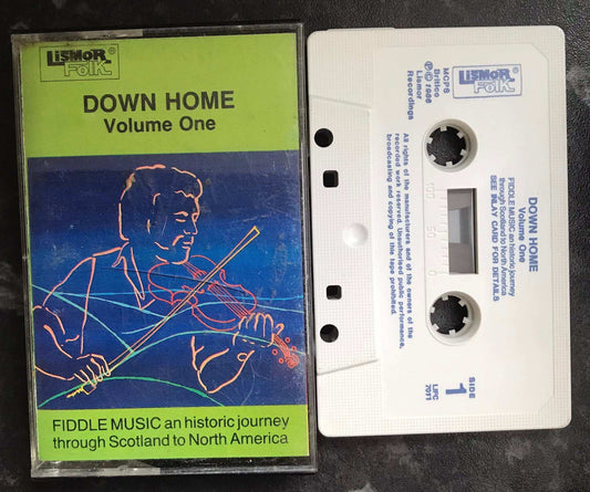Down Home Volume One Album, Lismor Folk, LIFC 7011, Vintage Cassette Magretro
