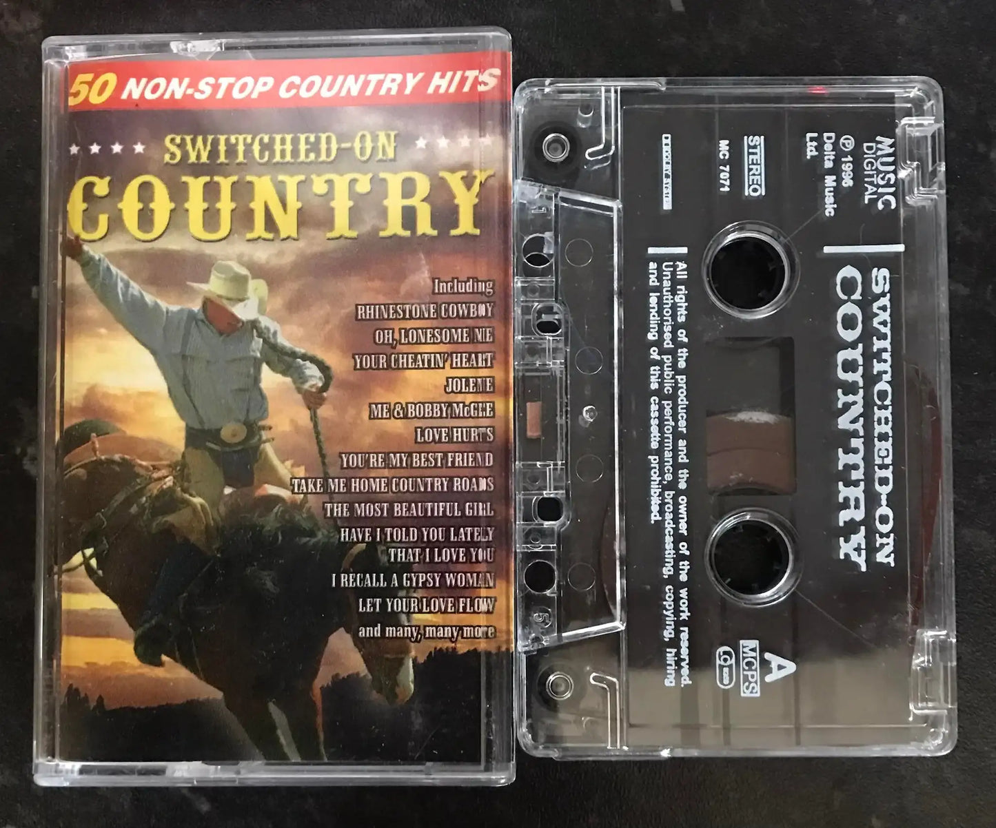 Switched-On Country Album, Music Digital, MC 7071, Vintage Cassette Magretro