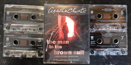 The Man In The Brown Suit Audiobook, Agatha Christie, (RARE), HCA 1101 Magretro