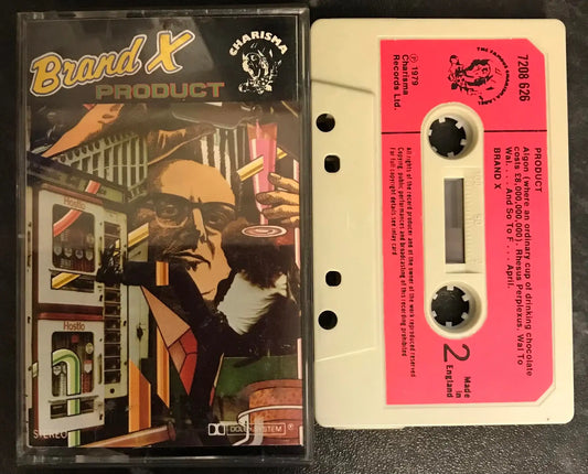 Brand X, Product Album, RARE, 7208 626, CHARISMA RECORDS, Vintage Cassette Magretro