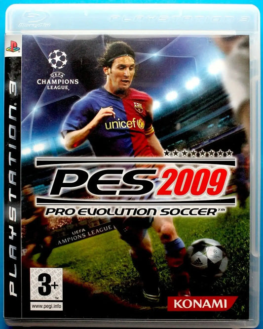 Playstation 3 game PES 2009 Pro Evolution Soccer PS3, PAL Magretro