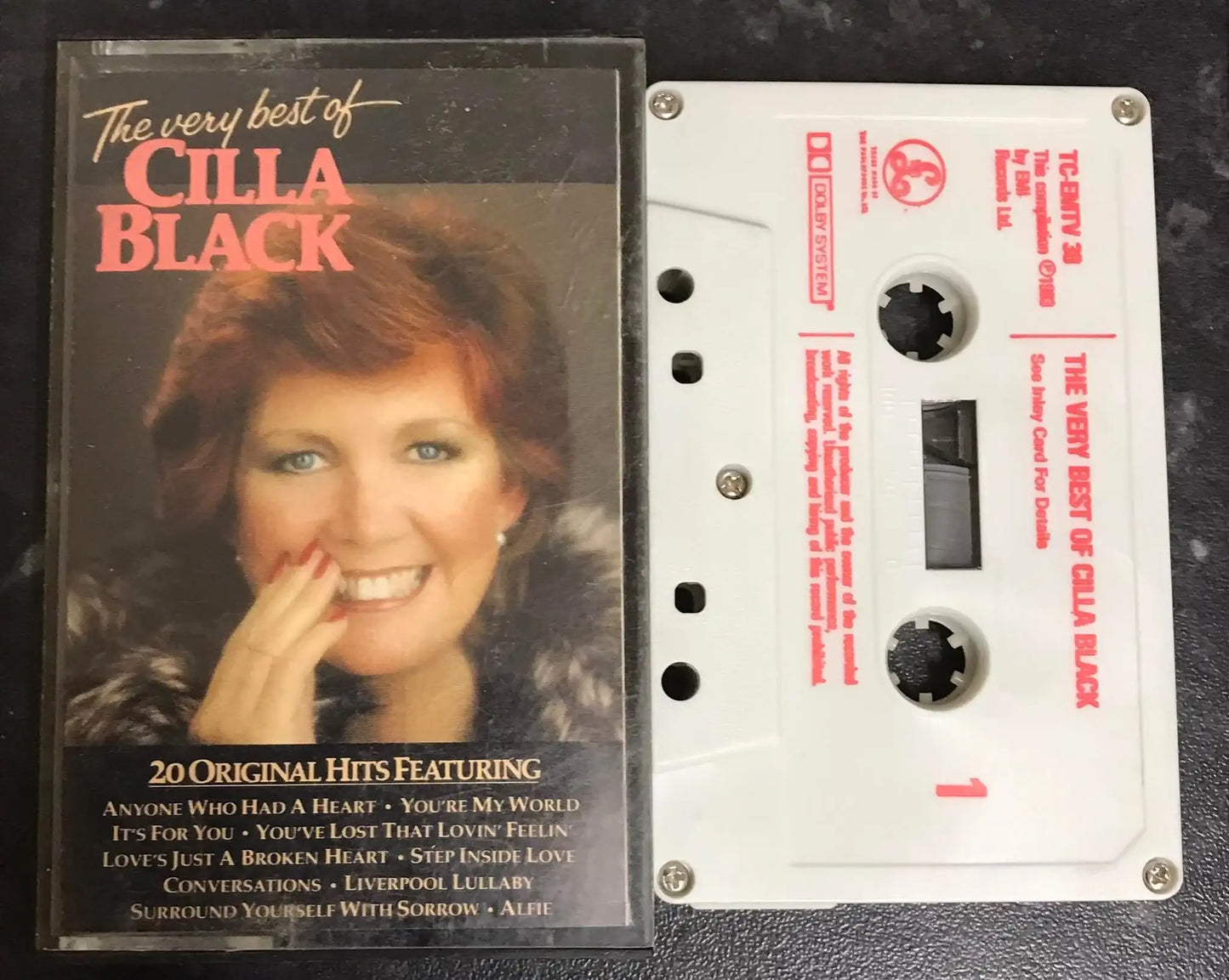 The Very Best Of Cilla Black Album, Parlophone, TC-EMTV 38, Vintage Cassette Magretro
