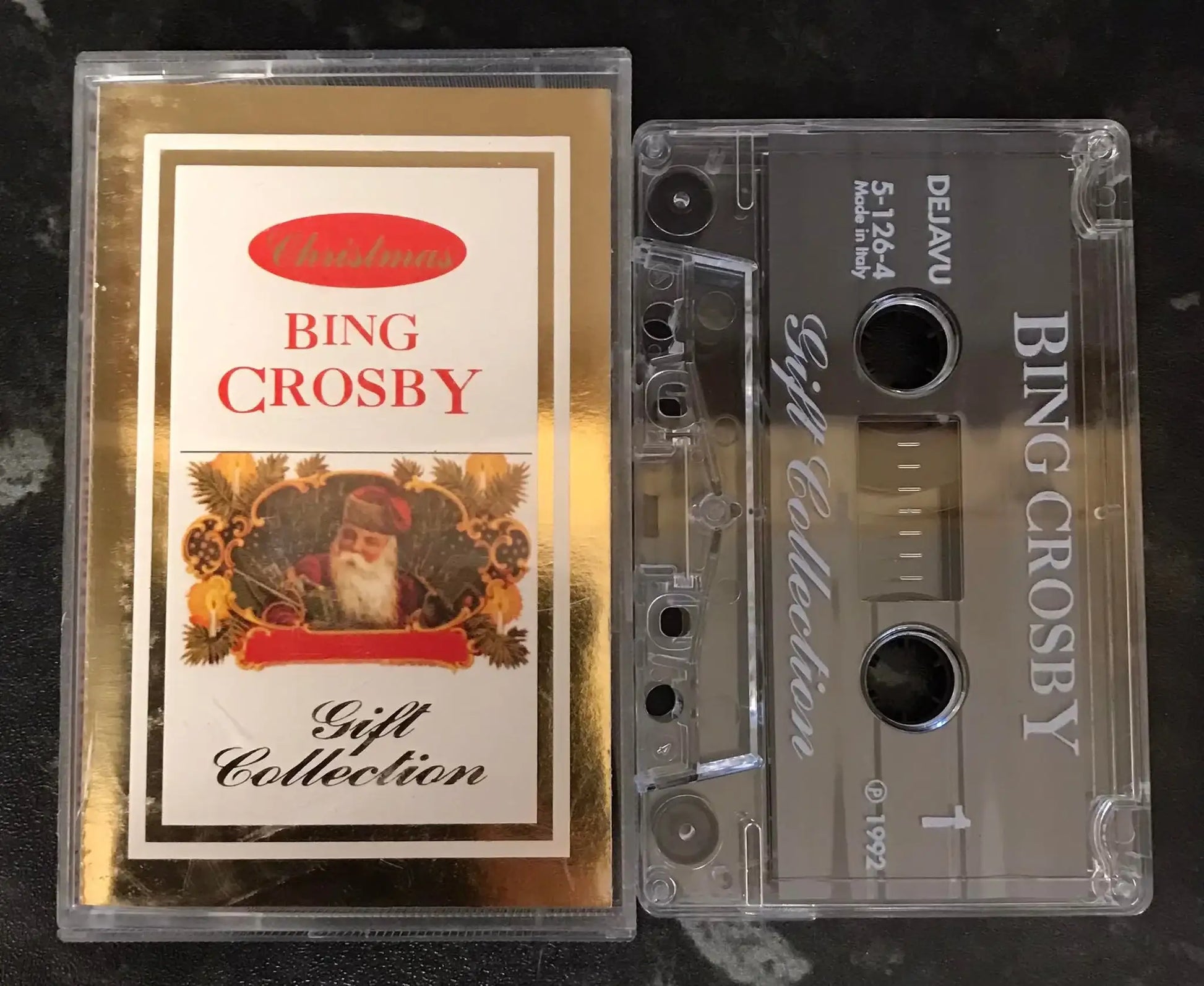 The Bing Crosby Christmas Gift Collection, DEJAVU, 5-126-4, Vintage Cassette Magretro