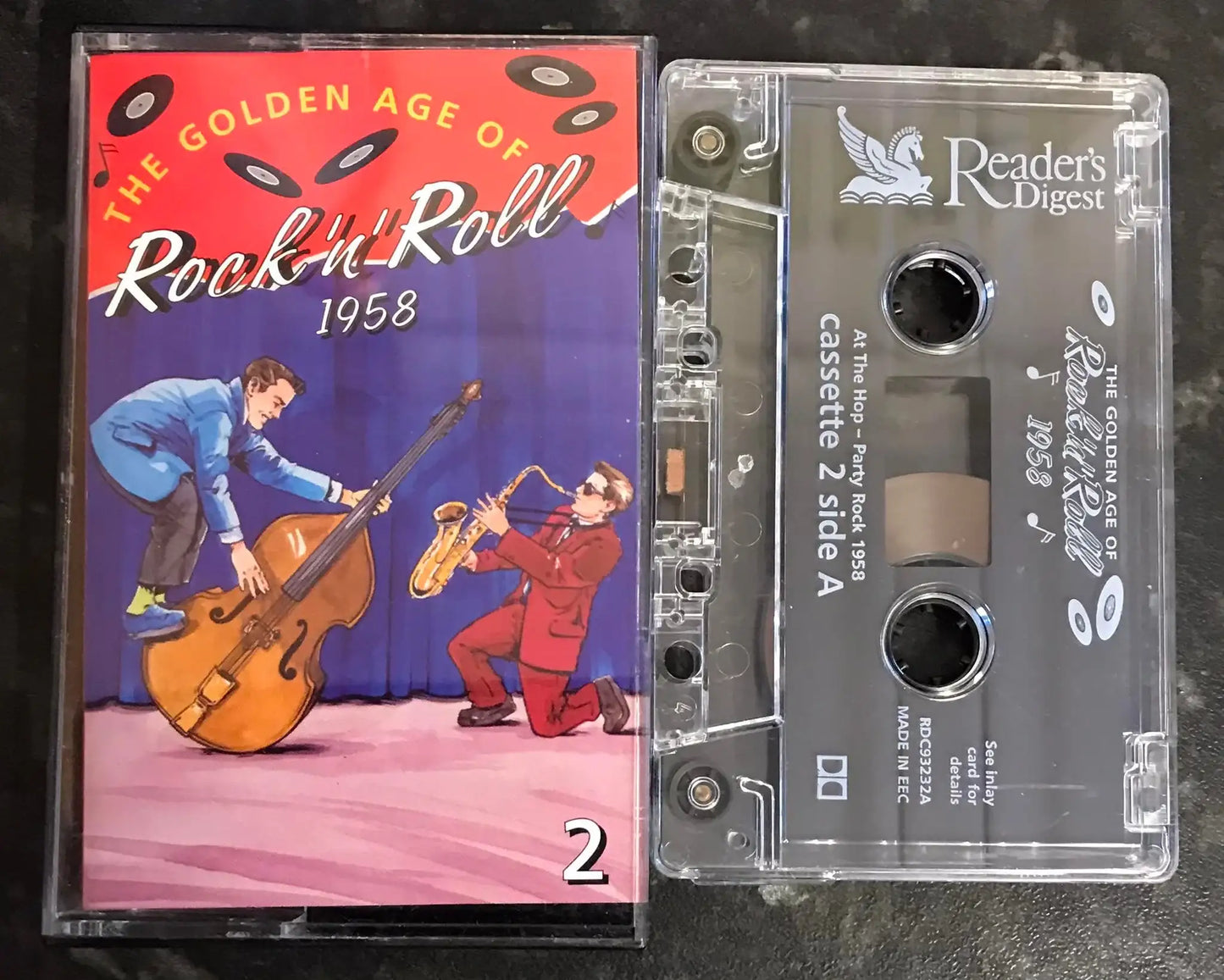 The Golden Age of Rock 'n' Roll, 1958, Tape 2, RDC 93232, Vintage Cassette Magretro