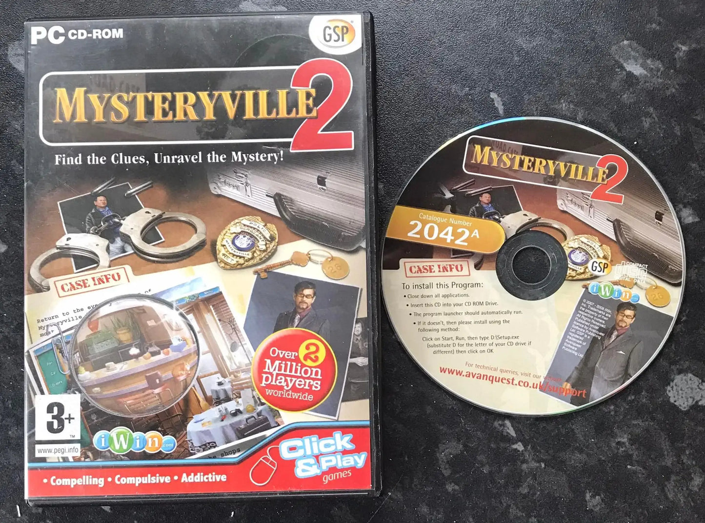 Mysteryville 2, UK, Pal, PC Game Magretro