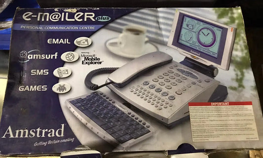 Vintage Amstrad E-Mailer plus UK Boxed Magretro