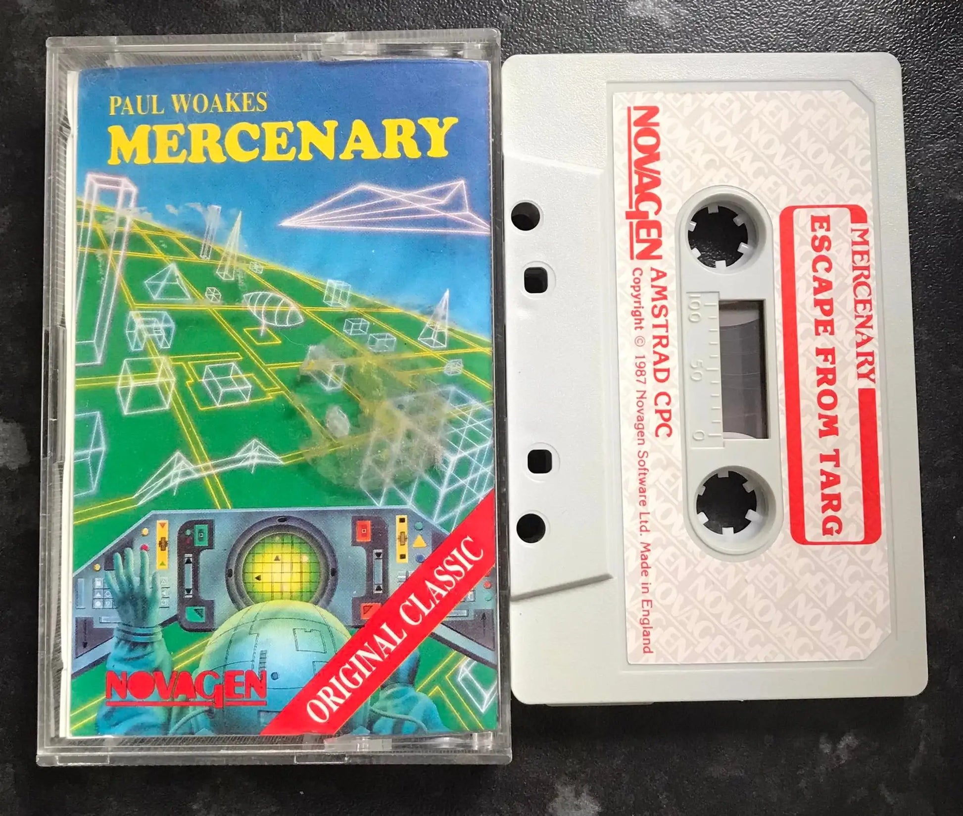 Mercenary, Novagen, Amstrad 464 Game Magretro
