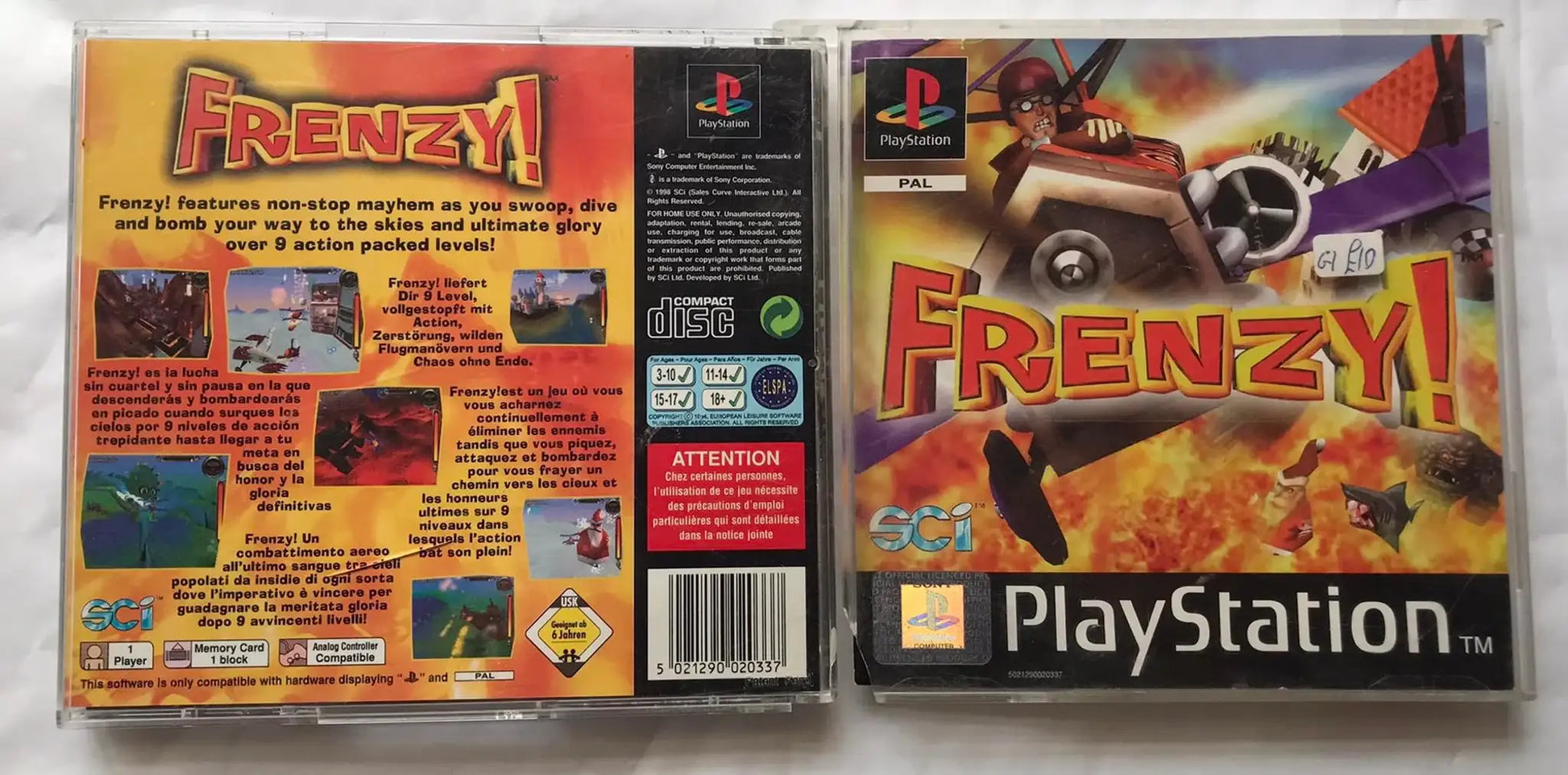 frenzy, Playstation 1 Game Magretro