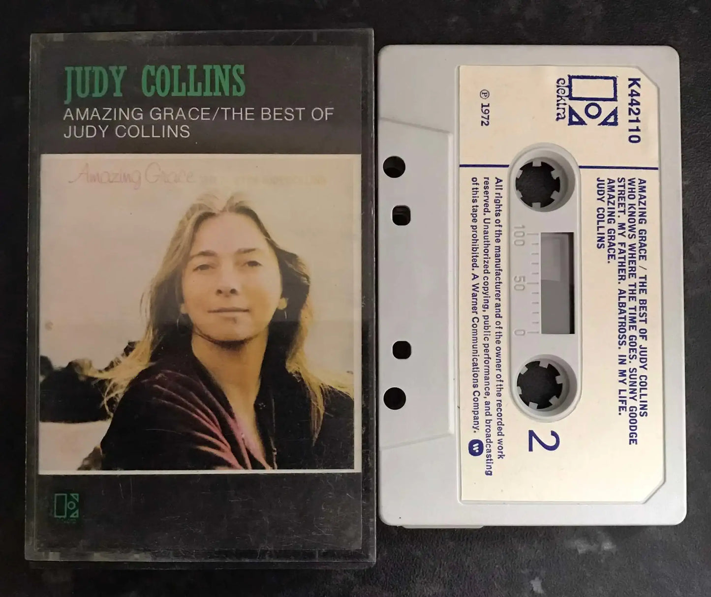 Judy Collins, Amazing Grace Album, Elektra, K442110, Vintage Cassette Magretro