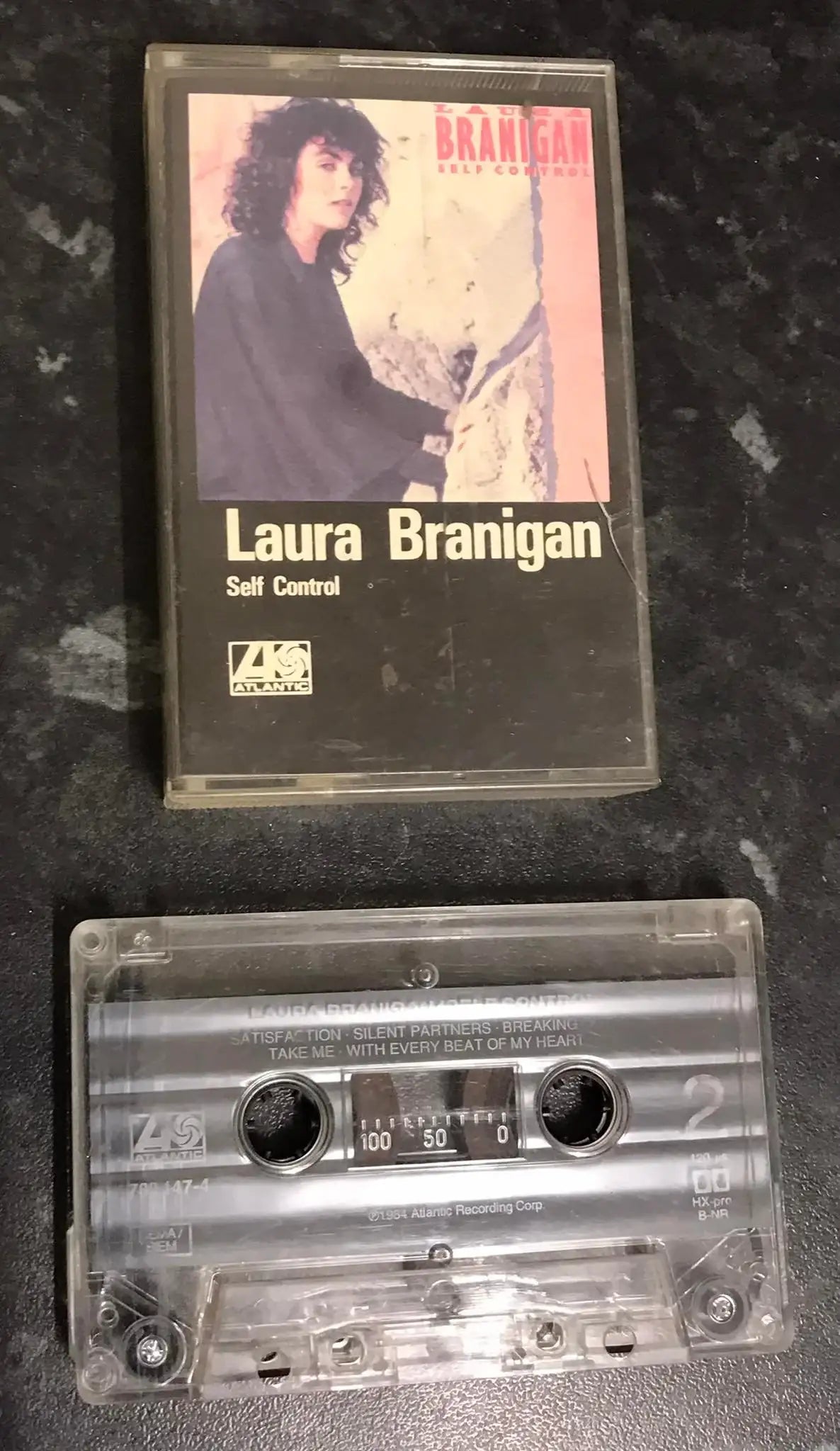 Laura Branigan, Self Control Album, ATLANTIC, 780 147-4, Vintage Cassette Magretro