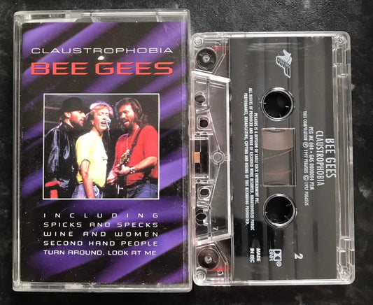 Bee Gees, Claustrophobia Album, PEGASUS, PEG MC 084, Vintage Cassette Magretro
