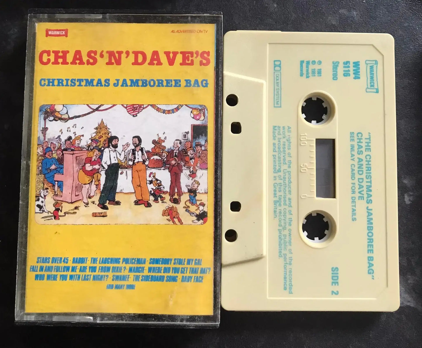 Chas 'n' Dave's The Christmas Jamboree Bag, Warwick Records, WW4 5116 Magretro