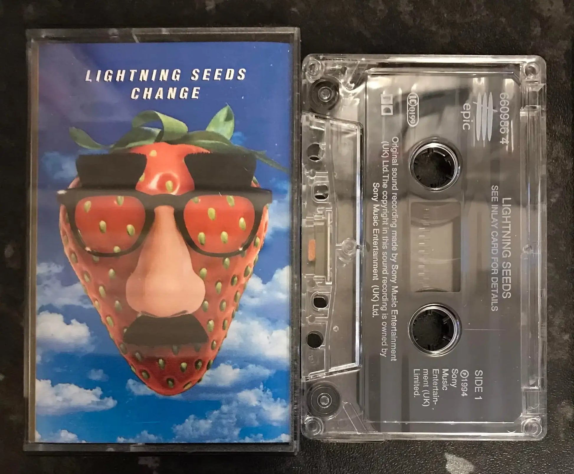 Lightning Seeds, Change Single, Epic, 660986 4, Vintage Cassette Magretro