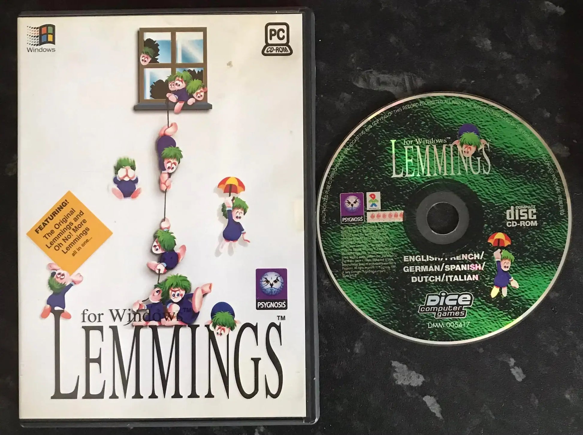 Lemmings, and Oh No! More Lemmings, UK, Pal, PC Game Magretro