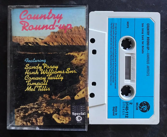 Country Round-up Album, MGM Release, 3140-112, Vintage Cassette Magretro