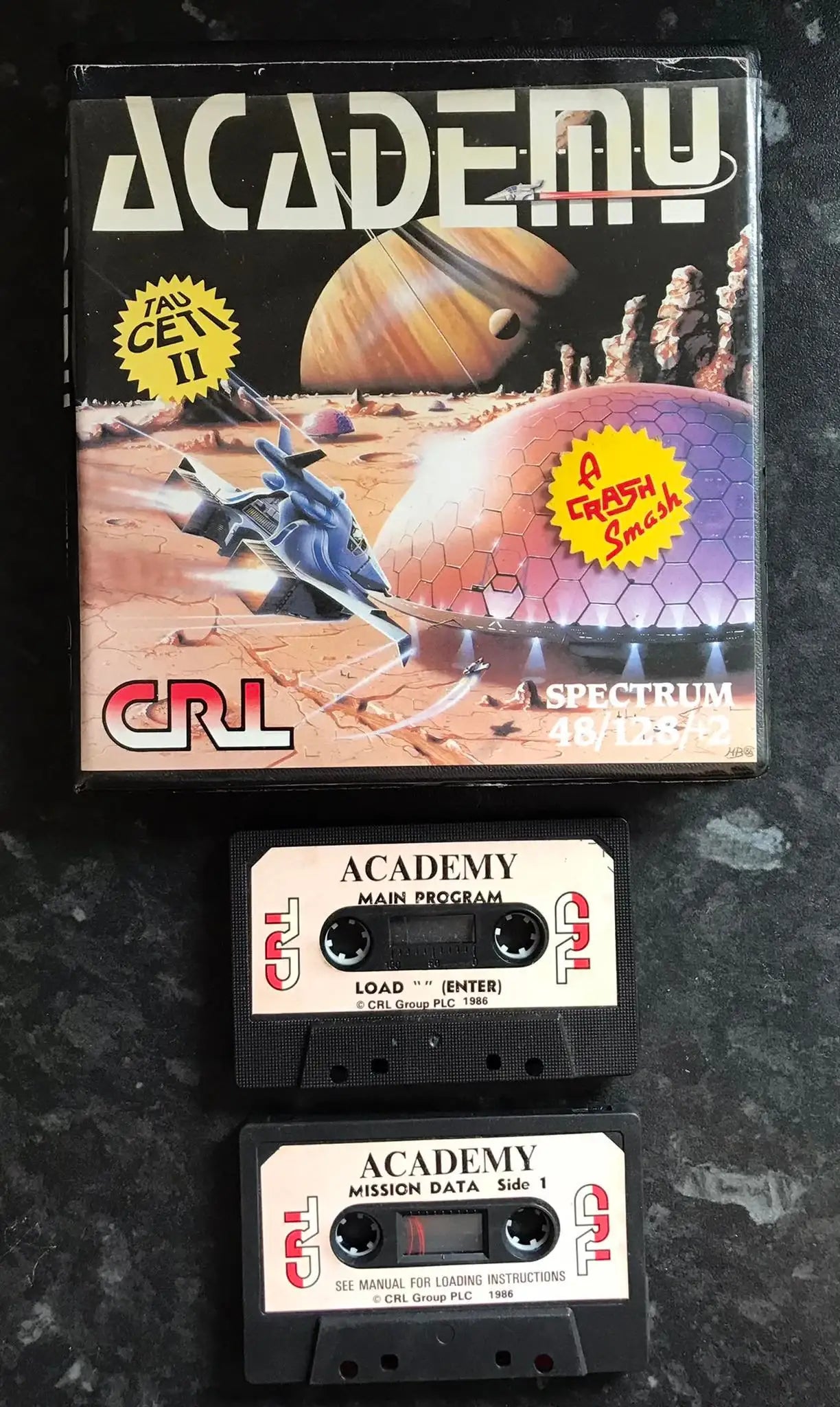 Academy (Tau Ceti II), ZX Spectrum, by CRL, WORKING Magretro