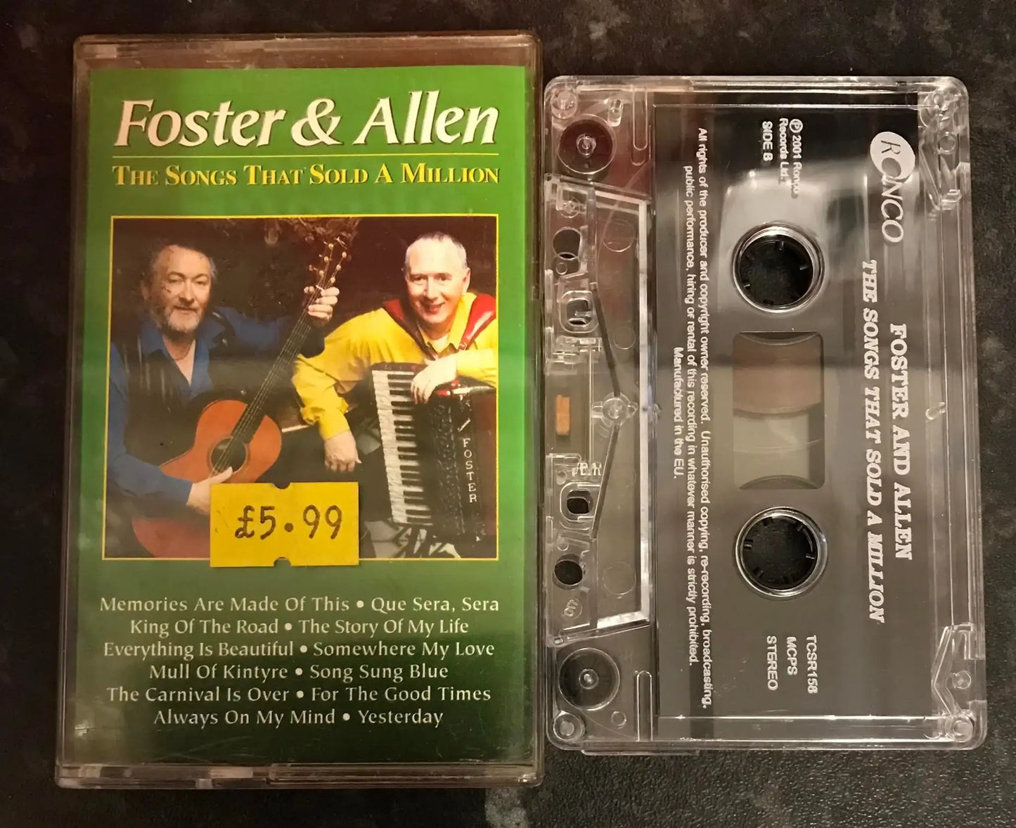 Foster & Allen, The Songs That Sold A Million Album, Ronco, TCSR158 Magretro