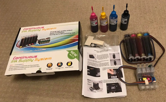 Continuous Ink Supply System (CISS) for Compatible EPSON T1285 Magretro