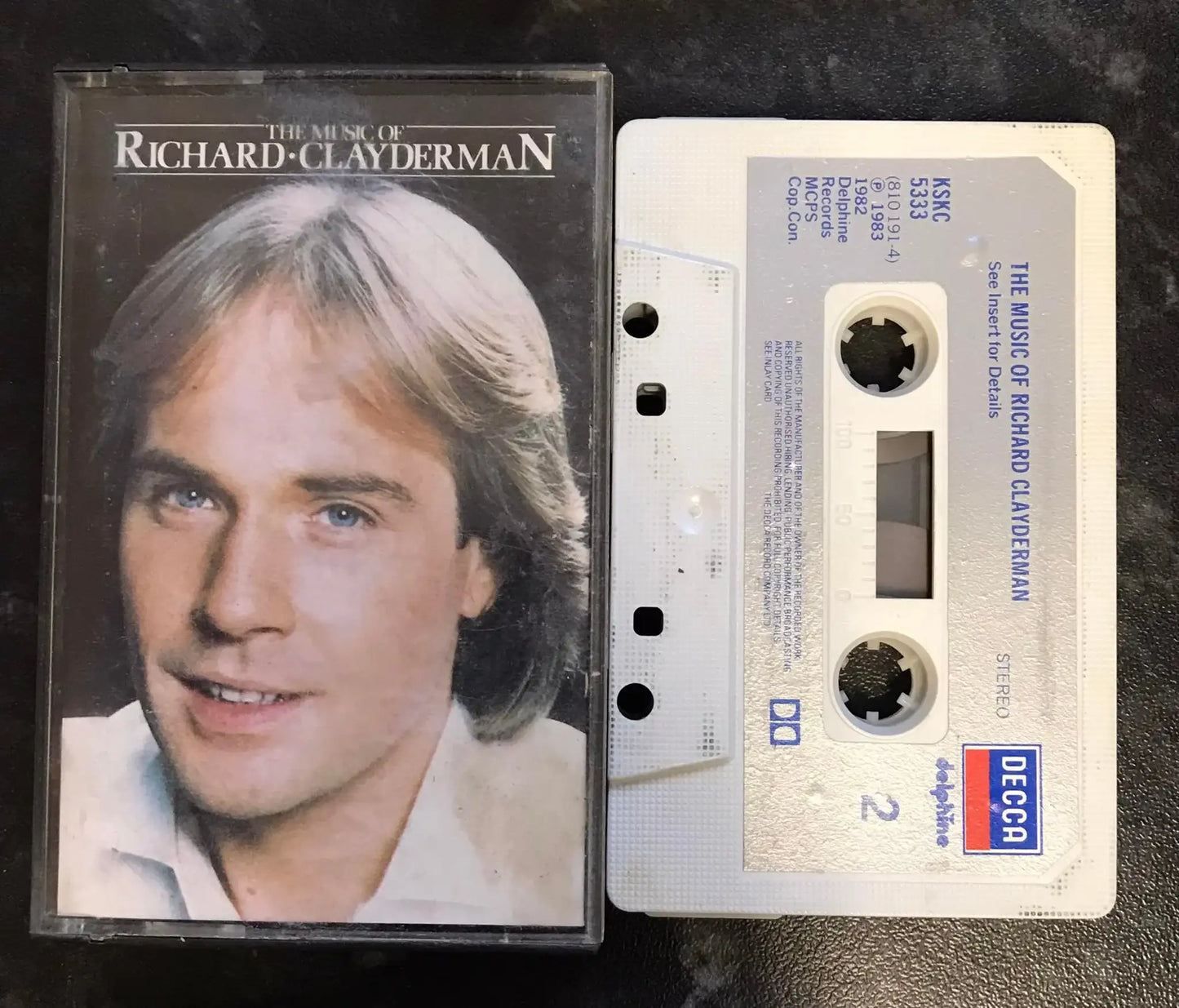 The Music Of Richard Clayderman Album, Decca, KSKC 5333, Vintage Cassette Magretro
