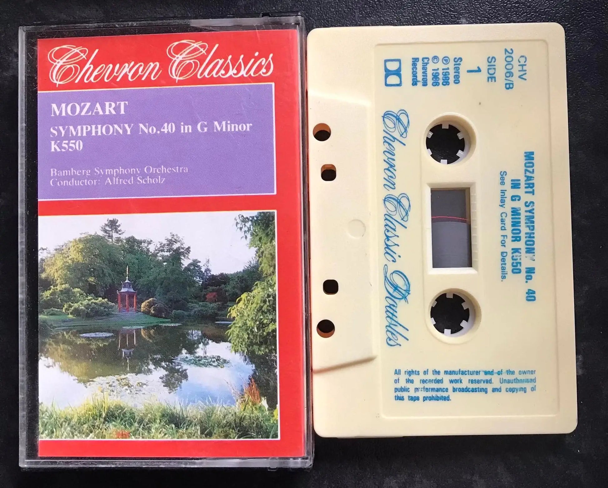 Mozart Symphony No 40 In G Minor K550, Chevron Classic Doubles,CHV 2006/B Magretro