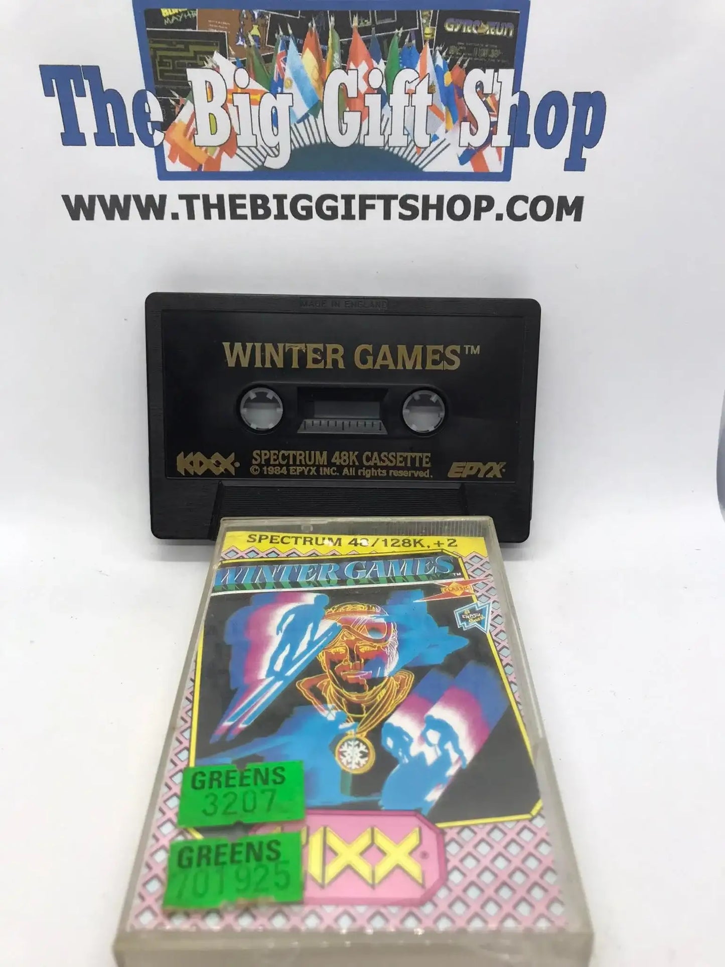 Winter Games (Kixx), ZX Spectrum, Released by Kixx, WORKING Magretro