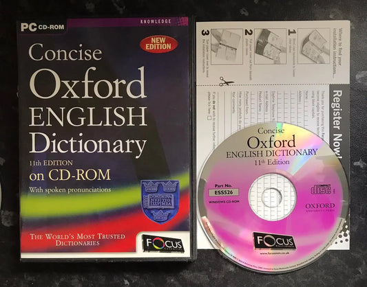 Concise Oxford English Dictionary 11th Edition, PC Game Magretro