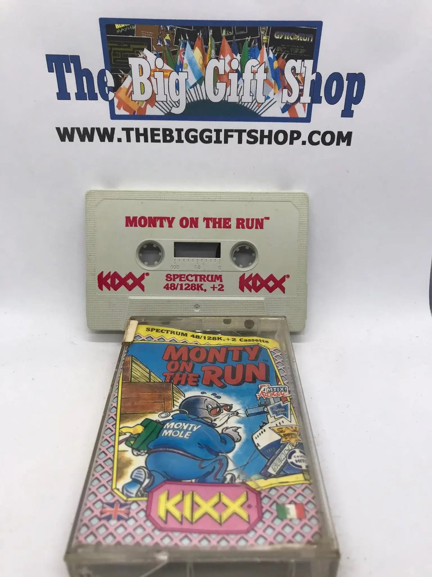 Monty On The Run, ZX Spectrum, Released by Kixx, Rare Magretro