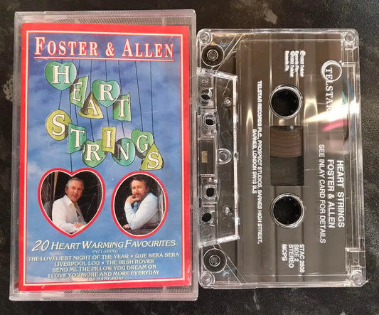 Heart Strings Album, Foster & Allen, Telstar, STAC 2608, Vintage Cassette Magretro