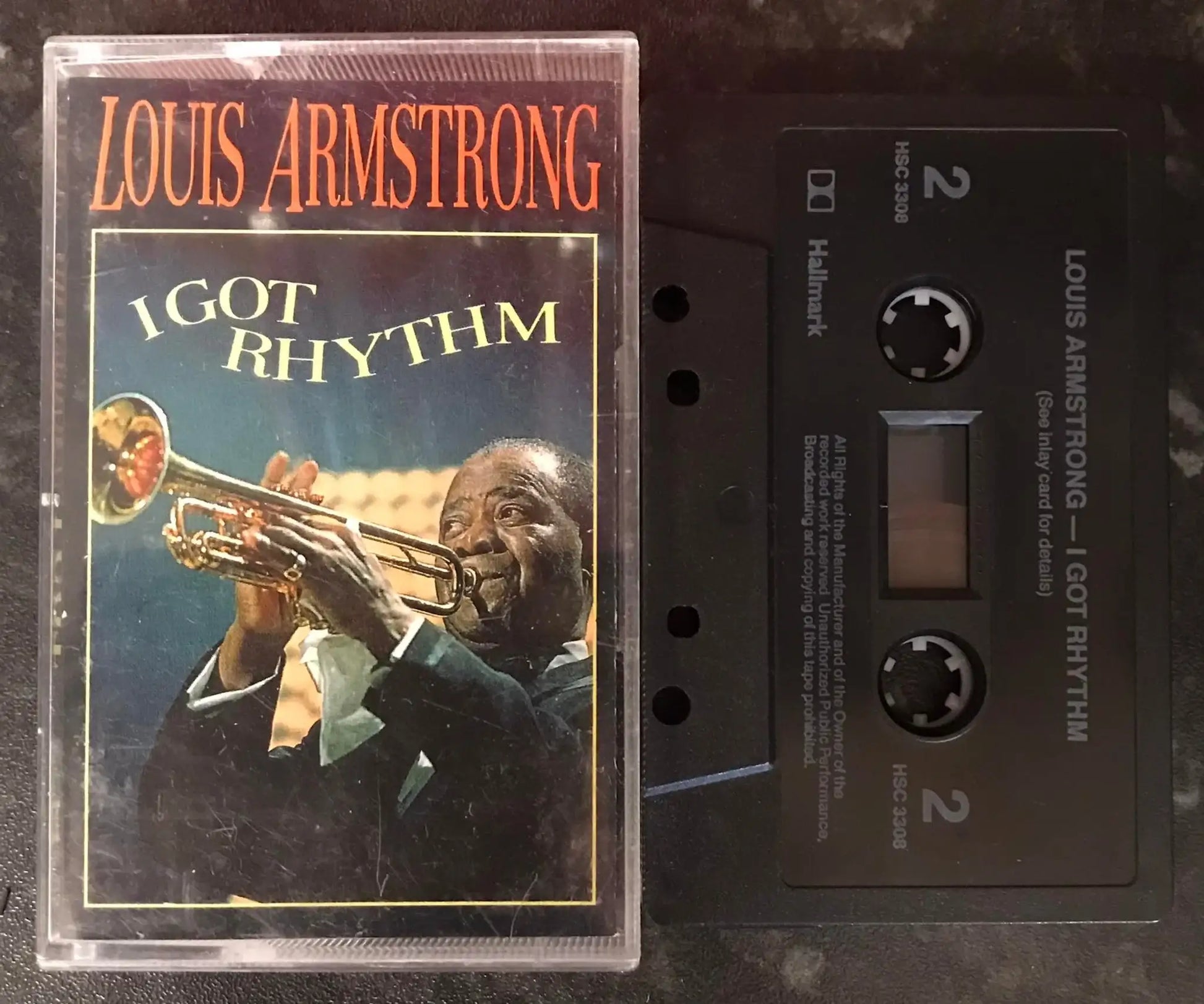 Louis Armstrong, I Got Rhythm Album, Hallmark, HSC 3308, Vintage Cassette Magretro